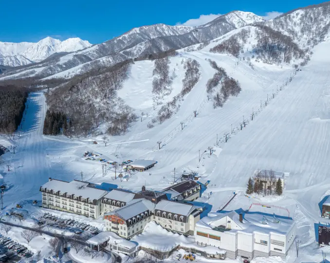 After checking out, head straight to the Cortina ski resort.