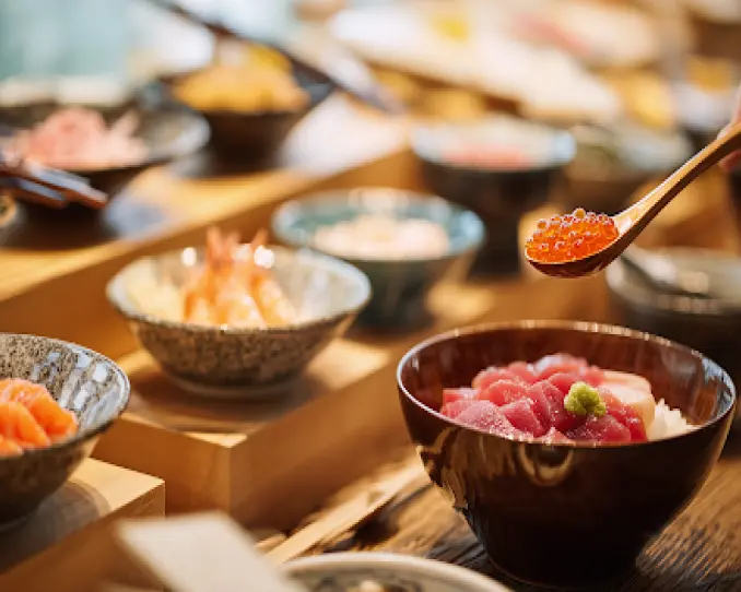 朝食でしっかりエネルギーを補給。